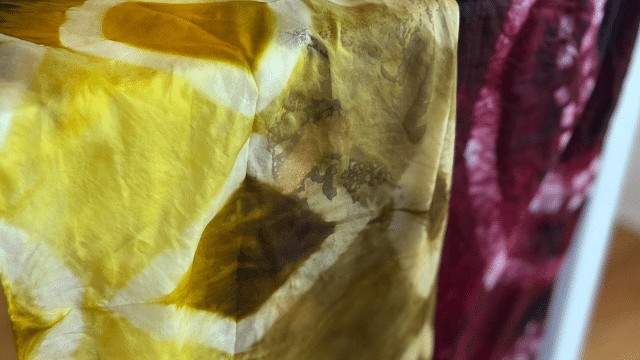 Dyeing Silk with Natural Materials