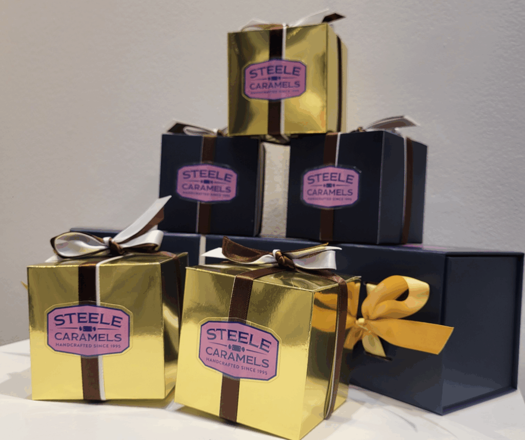 Boxes of Steele Caramels 2