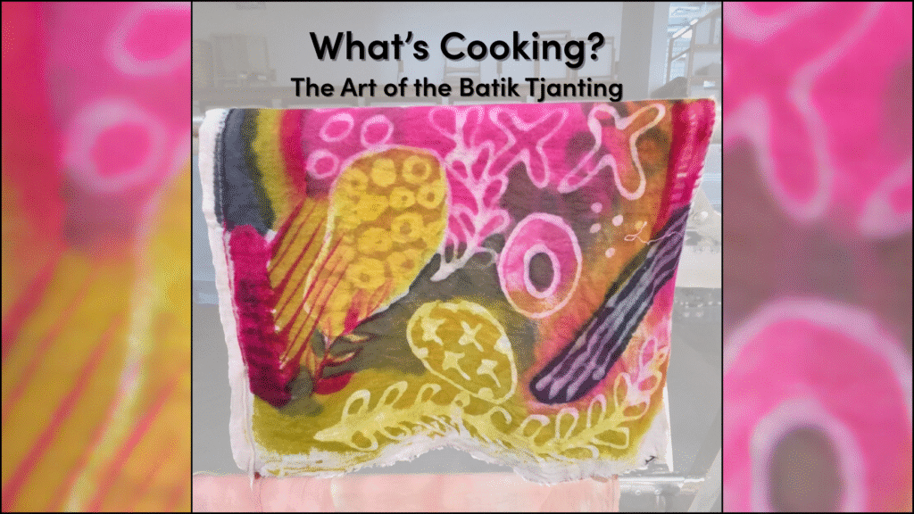 The art of the batik tjanting